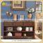 Living Room Entryway Dark Wood Console Table With 3-Drawer and 2 Shelves