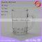 2016 glass water bottle for drink with handle