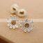 925 sterling solid silver leaf branch earring stud fashion women earring DIY jewelry 6730607