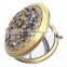 decorative mini PU pocket mirror / makeup mirror / compact mirror
