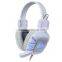 long wire stereo illuminated computer headphone,headset