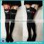 New fashion beautiful picture printed fake high knee pantyhose, lady printing pantyhose cool