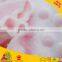 2016 Hot selling skin friendly soft minky dot embossed dimple fabric