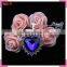 Jewelry fashion necklaces with Sapphire pendant, heart pendant necklaces for women