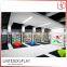 MDF painted gray book store uesd book display rack