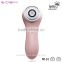 CosBeauty Hot Sale Waterproof Battery Powered Sonic Electric Facial Brush With Two Speed And Replace Brush Head For Adult