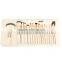 Popular brush set for makeup 18pcs synthetic makeup brush set with makeup bag