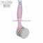 Pink Soft hair Long handle deep clean face washing brush
