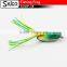 SGWF-38 Artifical Plastic Floating Soft Frog Resin Skirts, 40mm 50mm, VMC Hook