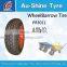 Solid PU foam wheel, flat free tire 400-8 wheelbarrow tires