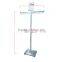 Floor Standing Metal Bag Display Stand With 10 Hooks