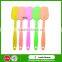 Personalized colorful food grade baking pastry cookie silicone spatula / ice cream utensil Silicone spatula