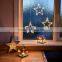 Battery Operated Warm White LED Acrylic Star Hanging Window Light