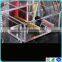 HIGH quality and custom clear acrylic jewelry box with drawer