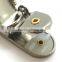 Nickel Plate High Quality Stamping Steel Metal Suspender Clip with plastic teeth inside for garment, cloth clip
