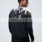 Custom Without Hood Crew Neck Tie Dye Design Black Men's Lightweight 100% Cotton Casual Plus Size Pullover Sweatshirt