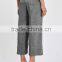 Ladies new style capri wide leg formal office style fashion linen dress shirt coat pants