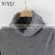 Casual Long Pattern women cashmere grey turtleneck pullover sweater