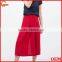 100% Polyester Buckle Waist Sarong Long Skirt With Loose Cut Design