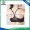2017 Hot selling women polyester /spandex blend fabric moisture wicking yoga sport bra