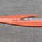 Customized high visibility orange silicone rubber logo heat transfer printing