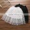 Wholesale simple style tulle solid color tutu skirt girl