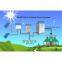 20KW dc to ac off grid pure sine wave inverter for solar power system with CE approved(3 phase output type)
