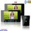 7 inch Digital 2.4GHz wireless doorbell intercom with video door outdoor camera