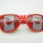 hot sale pinhole sticker promotion sunglasses Canada flag sticker party sunglasses DLC9010