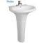 HT302 Bathroom Vanity Ceramic Basin With Pedestal Bathroom Sets