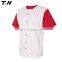 Fashion button down custom baseball jersey