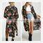 Latest Trend Floral Printed Rayon Open-Front Kimono Cardigan