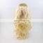 2016 women high temperature wire inclined long hair a little curly wig