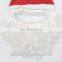 Novelty Fashion Funny Unique Santa Claus Christmas Hat with beard for Christmas Decoration Santa Claus Beard Small Size