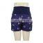Factory Swan Print Cotton Pregnant Women Short with Rib Belly