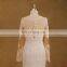 ED wedding gown bridal boat neck long sleeve wedding dress