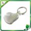 Good quality heart shaped keyrings photo frame, metal heart keychain for 2 photos inserted, heart key holder photo frame
