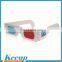 Disposable 3D Glasses Paper Best Promotional Giveaways