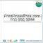 Soft Plastic Label Sticker Black Logo, Silver PVC Plating Label