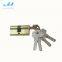 computer hole ciylinder with keys Europ profile cylinder mortise door lock full brass cylinder high quality hot sales in market