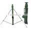 manual winch portable military telescopic mast