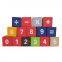 Funny colorful  kids soft play digital building blocks educational toys