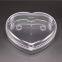 Weisheng Factory Heart-Shaped Chocolate Box Clear Food Plastic Case Chocolate Cases Boxes Cookie Sweets Cake Candy Box
