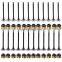 24pc New Intake Exhaust Valve Kit For 99-10 Hyundai Kia 2.5L 2.7L 22211-37201