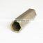 Inox hexagon rectangular triangle oval pipe/tube factory