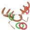 PVC Inflatable Reindeer Antler Ring Toy for Christmas Promotion