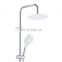 Stainless Steel White Showering Rain Shower Set with Ultra-thin Shower Heads