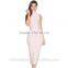 2016 New Sexy Evening Party Sleeveless Wrap High Collar Bodycon Bandagesummer Dress