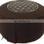 New tamarind color non-pleated Round Meditation Cushion zafu