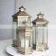 Set Of 3 Hexagonal Decorative Lantern Candle Holder Antique Gold Wedding Metal Lantern